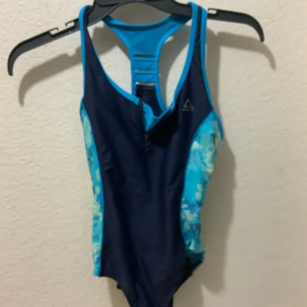 Gerry Girl's Blue one piece Swimsuit 12